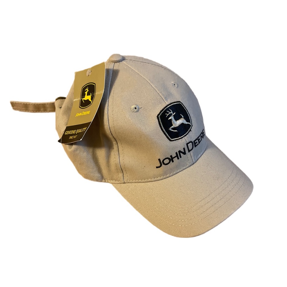 John Deere Beige Cap with Logo